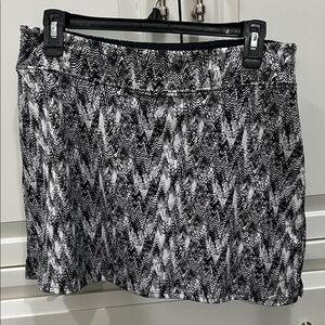 Tranquility by Colorado Clothing Black and White Printed Skater Skirt